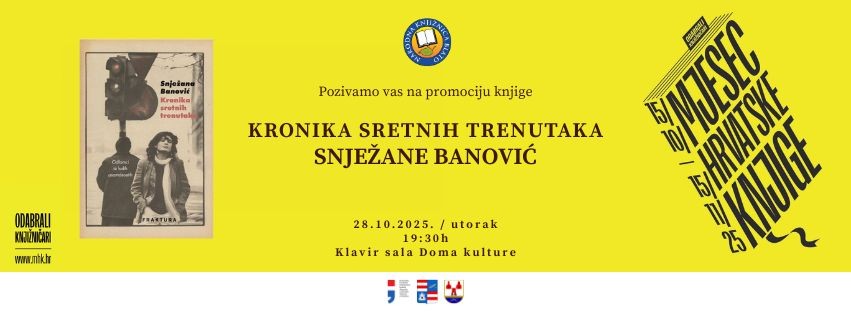 Promocija knjige Snježane Banović „Kronika sretnih trenutaka“ u Blatu